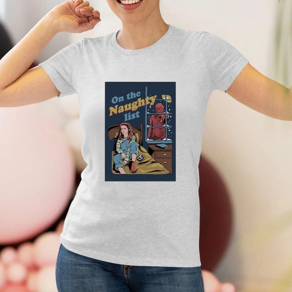 On The Naughty List Monster Next Door Tshirt